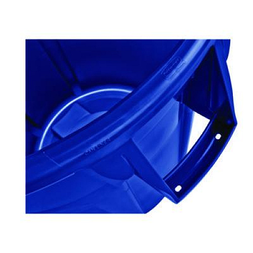 Rubbermaid Commercial Vented Round Brute Container, 32 gal, Plastic, Blue (2632BLU)