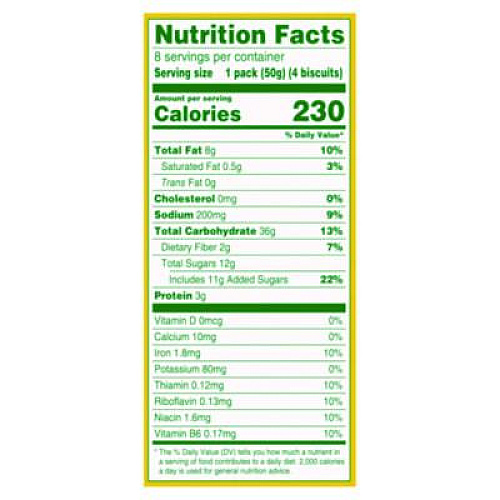 Nabisco belVita Breakfast Biscuits, Blueberry, 1.76 oz Pack, 8/Box (02908BX)