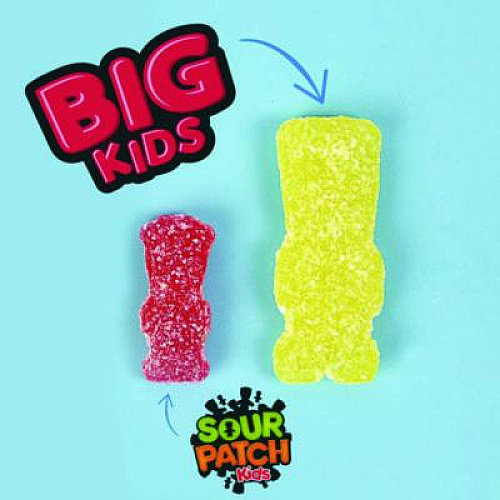 Sour Patch Kids Fruit Flavored Candy, Grab-and-Go, 240-Pieces/Box (43147)