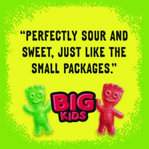 Sour Patch Kids Fruit Flavored Candy, Grab-and-Go, 240-Pieces/Box (43147)