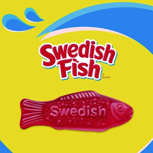 Swedish Fish Grab-and-Go Candy Snacks In Reception Box, 240-Pieces/Box (43146)