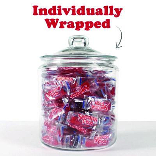 Swedish Fish Grab-and-Go Candy Snacks In Reception Box, 240-Pieces/Box (43146)