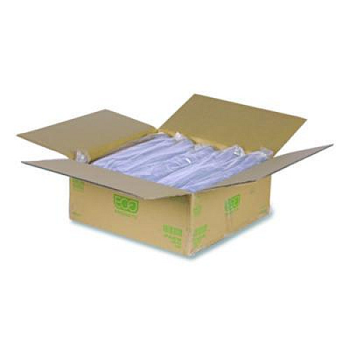 Eco-Products GreenStripe Cold Cup Dome Lids, No Hole, Fits 9 oz to 24 oz Cold Cups, Plastic, Clear, 100/Pack, 10 Packs/Carton (EPDLCCNH)