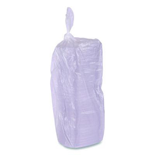 Eco-Products Renewable and Compostable Rectangular Deli Containers with Lid, 8 oz, 3 x 4.83 x 1.5, Clear, Plastic, 50/Pack, 4 Packs/Carton (EPRC8)