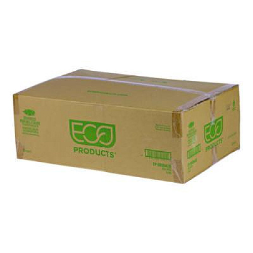 Eco-Products Salad Bowl Lids, Lids for 64 oz Squat Salad Bowls, 9.5" Diameter, Clear, Plastic, 300/Carton (EPSBS64LID)
