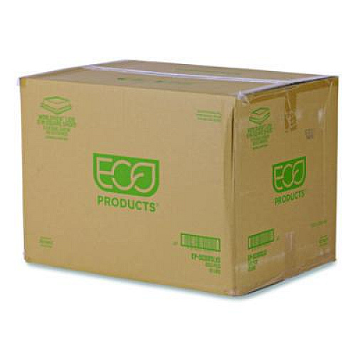 Eco-Products Renewable and Compostable Lids, 7.86 x 7.86 x 1.64, Clear, Plastic, 200/Carton (EPSCS8SLID)