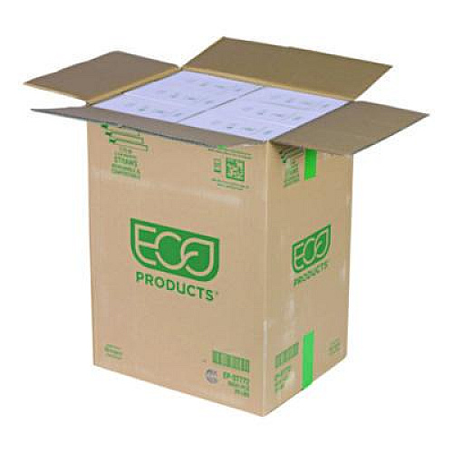 Eco-Products Wrapped Straw, 7.75", Plastic, Green, 9,600/Carton (EPST772)