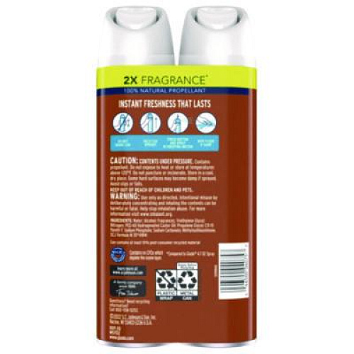 Glade Air Freshener, Cashmere Woods Scent, 8.3 oz Aerosol Can, 2/Pack (377361PK)