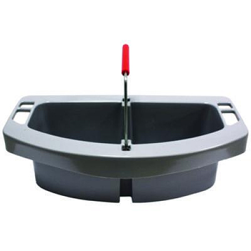 Rubbermaid Commercial Maid Caddy, Two Compartments, 16 x 9 x 5, Gray (2649GRA)