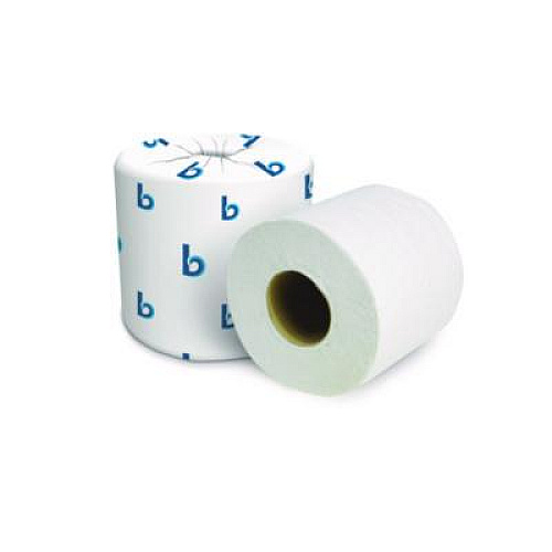 Boardwalk Two-Ply Toilet Tissue, Septic Safe, White, 125 ft Roll Length, 500 Sheets/Roll, 96 Rolls/Carton (6180)