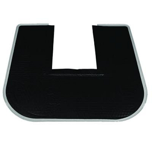 Impact Disposable Urinal Floor Mat, U-Shaped, Orchard Zing Scent, Gray Non-Slip Perforated Surface, 23" x 21.63", 6/Carton (1550CT)