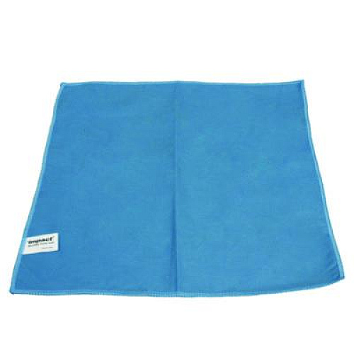 Impact Lightweight Microfiber Cloths, 16 x 16, Blue, 12/Pack, 18 Packs/Carton (LFK100)