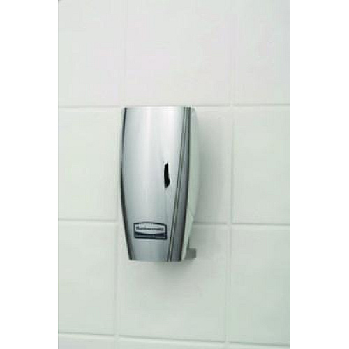 Rubbermaid Commercial TC TCell Odor Control Dispenser, 2.9" x 2.75" x 5.9", Chrome (1793548)
