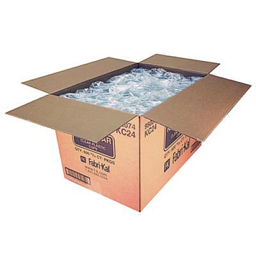 Fabri-Kal Kal-Clear PET Cold Drink Cups, 24 oz, Plastic, Clear, 25/Sleeve, 24 Sleeves/Carton (KC24)