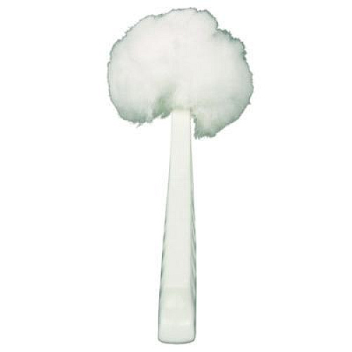 Impact Deluxe Toilet Bowl Mop, 10" Handle, 4.5" Mop Head, White, 25/Carton (2042591)
