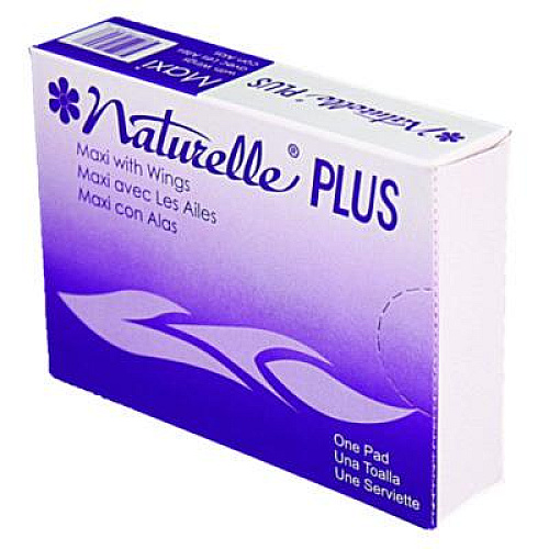 Impact Naturelle Maxi Pads Plus, Size 4 with Wings, Maxi Plus Absorbency, 250 Individually Wrapped/Carton (25189973)