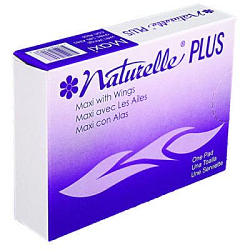 Impact Naturelle Maxi Pads Plus, Size 4 with Wings, Maxi Plus Absorbency, 250 Individually Wrapped/Carton (25189973)