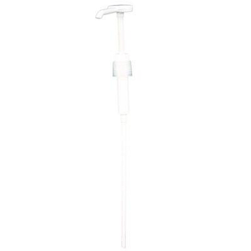 Impact Economy Plastic Dispensing Pump with Senior Rieke Adapter for 5 gal Pails and 38 mm Screwcap for 1 gal Jugs, White (904AEA)