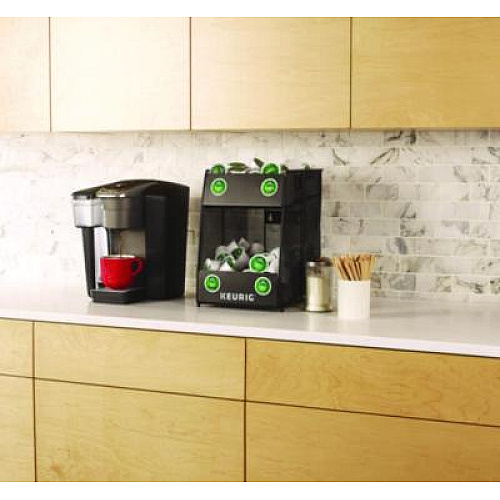 Keurig K-Cup Pod Wire Mesh Display Rack 4-Sleeve, 11 x 14 x 15.4, Black (7582)