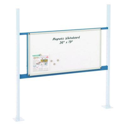 Global Industrial Workbench Whiteboard Panel Kit, Steel/Aluminum, 48" (319178BL)