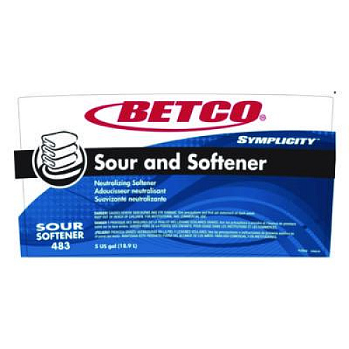 Betco Symplicity Sour and Softener, Springtime Fresh Scent, 5 gal Pail (4837800)