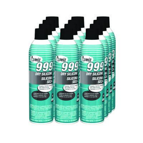 Camie 999 Dry Silicone, 13 oz Aerosol Can, 12/Carton