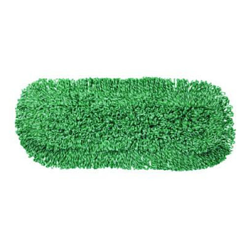 Rubbermaid Commercial Microfiber Looped-End Dust Mop Heads, 48 x 5, Green, 12/Carton (J857GRECT)
