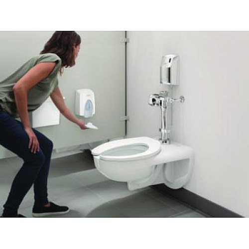 Rubbermaid Commercial Clean Seat Foam Dispenser, 4.75 x 5.5 x 8, White/Cream, 12/Carton (402310)