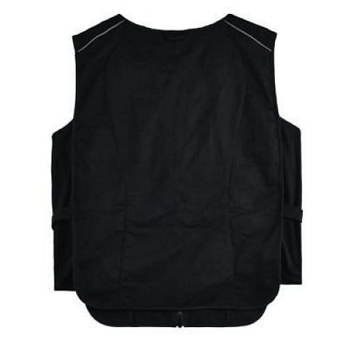 ergodyne Chill-Its 6255 Lightweight Phase Change Cooling Vest, Cotton/Polyester, 2X-Large/3X-Large, Black (12124)