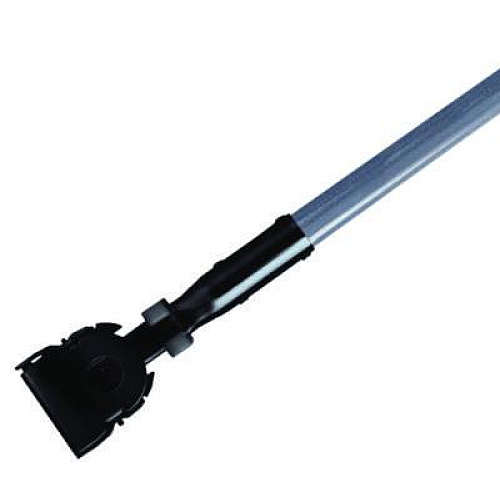 Rubbermaid Commercial Snap-On Fiberglass Dust Mop Handle, 1" dia x 60", Gray/Black (M146)