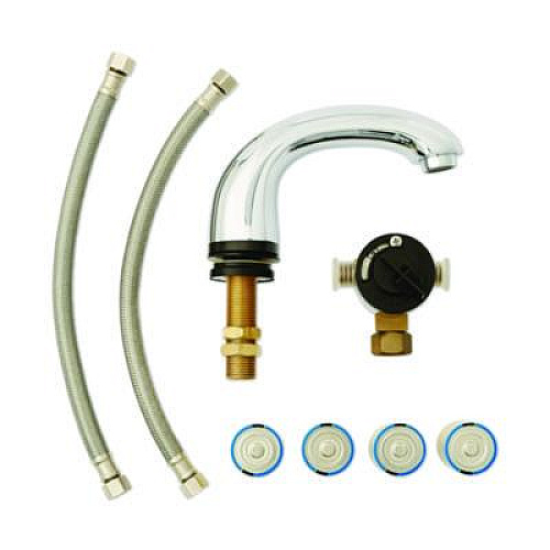 Rubbermaid Commercial Auto Faucet SST, Single Hole Mount, Polished Chrome (1782742)