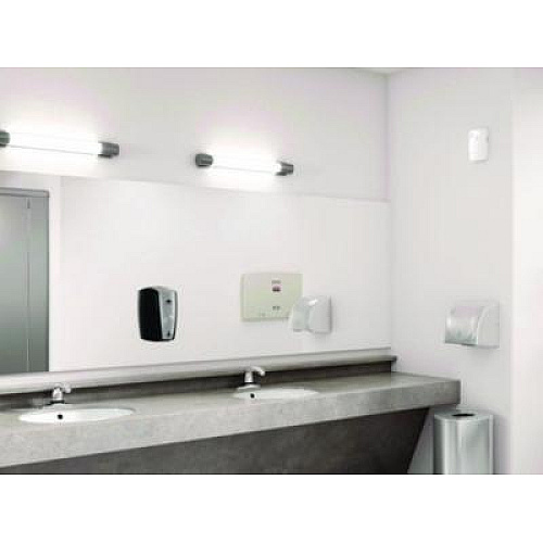 Rubbermaid Commercial Auto Faucet SST, Single Hole Mount, Polished Chrome (1782742)