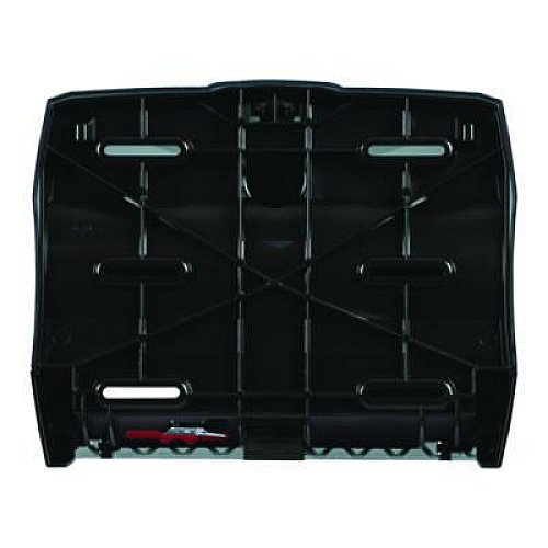 Boardwalk Xtra Twin-Roll Controlled Bath Tissue Dispenser, 11.13 x 7.38 x 8.88, Translucent Black (47GREEN)