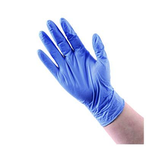 Boardwalk 380 Series Disposable General-Purpose Nitrile Gloves, Powder-Free, Large, 4 mil Thick, 9.5" Long, Blue, 100/Box, 10 Boxes/CT (380LCTA)