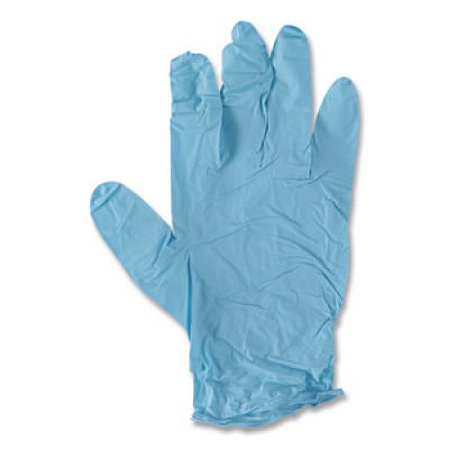 Boardwalk Disposable Examination Nitrile Gloves, Powder-Free, Small, 5 mil Thick, 9.5" Long, Blue, 100/Box, 10 Boxes/Carton (382SCTA)