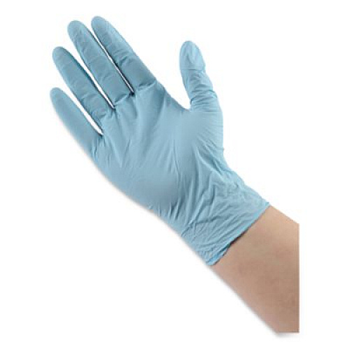 Boardwalk Disposable Examination Nitrile Gloves, Powder-Free, Small, 5 mil Thick, 9.5" Long, Blue, 100/Box, 10 Boxes/Carton (382SCTA)