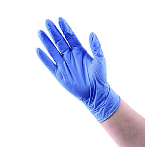 Boardwalk 380 Series Disposable General-Purpose Nitrile Gloves, Powder-Free, X-Large, 4 mil Thick, 9.5" Long, Blue,100/Box, 10 Boxes/CT (380XLCTA)