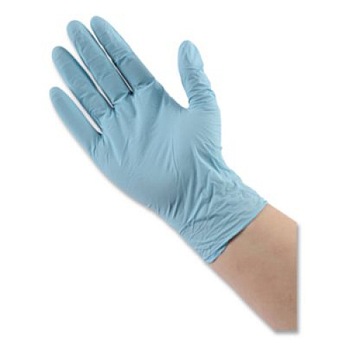 Boardwalk Disposable Examination Nitrile Gloves, Powder-Free, X-Large, 5 mil Thick, 9.5" Long, Blue, 100/Box (382XLBXA)