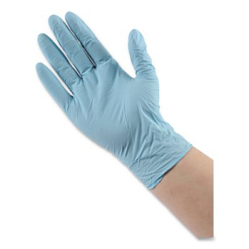 Boardwalk Disposable Examination Nitrile Gloves, Powder-Free, X-Large, 5 mil Thick, 9.5" Long, Blue, 100/Box, 10 Boxes/Carton (382XLCTA)