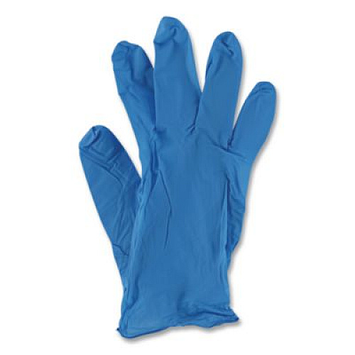 Boardwalk 395 Series Disposable General-Purpose Nitrile Gloves, Powder-Free, X-Large, 5 mil Thick, 9.5" Long, Blue, 100/BX, 10 BX/CT (395XLCTA)