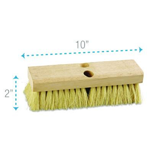 Boardwalk Deck Brush Head, 2" White Tampico Bristles, 10" Brush (3210)