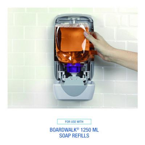 Boardwalk Manual Liquid Soap Dispenser, 1,250 mL, 6.1 x 10.6 x 5.1, Gray (8350)