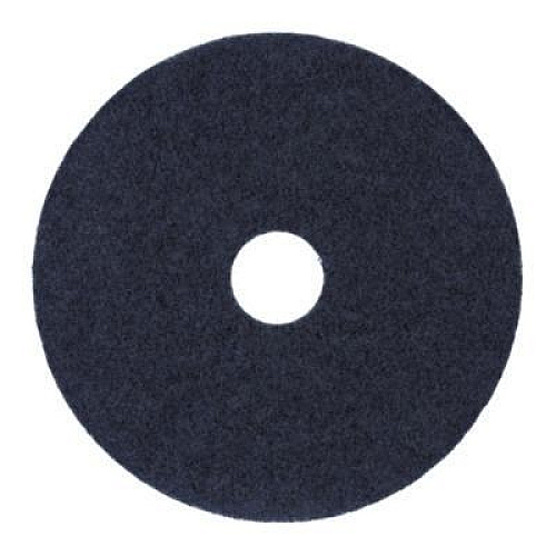 Boardwalk Stripping Floor Pads, 14" Diameter, Black, 5/Carton (4014BLA)