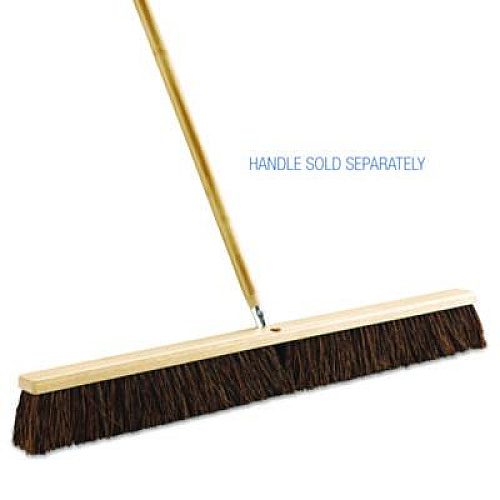 Boardwalk Floor Brush Head, 3.25" Brown Palmyra Fiber Bristles, 36" Brush (20136)
