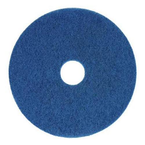 Boardwalk Scrubbing Floor Pads, 14" Diameter, Blue, 5/Carton (4014BLU)