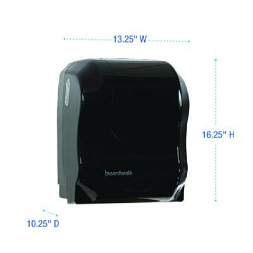 Boardwalk Hands Free Mechanical Towel Dispenser, 13.25 x 10.25 x 16.25, Black (1501)