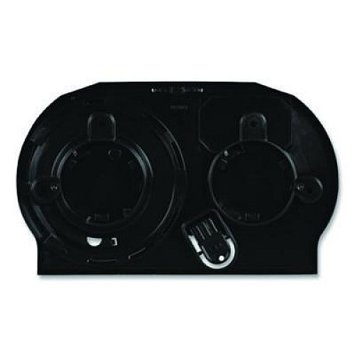 Boardwalk Standard Twin Toilet Tissue Dispenser, 13 x 6.75 x 8.75, Black (1502)