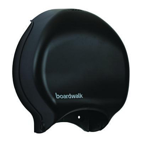 Boardwalk Single Jumbo Toilet Tissue Dispenser, 11 x 6.25 x 12.25, Black (1519)