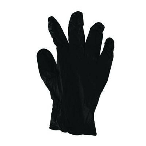 Boardwalk 396 Series Disposable General-Purpose Nitrile Gloves, Powder-Free, XX-Large, 4.4 mil Thick, 9.5" Long, Black,100/Box,10 BX/CT (396XXLCTA)
