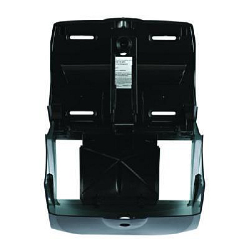 Boardwalk Xtra Twin-Roll Controlled Bath Tissue Dispenser, 11.13 x 7.38 x 8.88, Translucent Black (47GREEN)